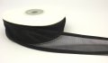 Organza With Satin Edge (1) - Black