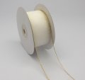 Organza With Metallic Edge Ribbon - 8326- White