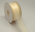 Organza With Satin Ribbon - 8420 - Ivory