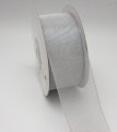 Organza Netting Ribbon - Silver