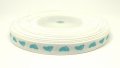 Printed Ribbon - 3/8 - CS18 - Baby Foot Blue