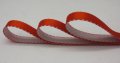 Double Face 2 Colour Satin Ribbon (3/8) - Red / White