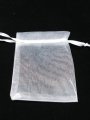 Organza Pouch-Plain - White